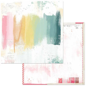 49 and Market - Spectrum Sherbet - Painted Foundations-Prism 12x12 Cardstock