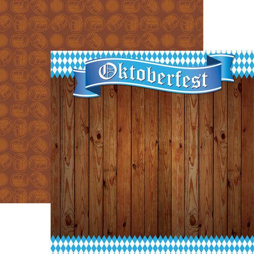 Reminisce - Oktoberfest - Roll Out the Barrel 12x12 Cardstock