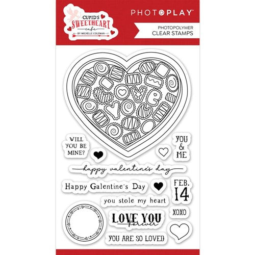 Photo Play - Cupid's Sweetheart Cafe - 4 x 6 stamp set