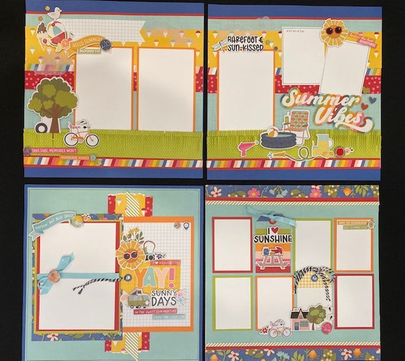 $15 off-*KIT ONLY* - Summer Lovin' 2 Double-Page Layouts from Simple Stories by Jana Eubank
