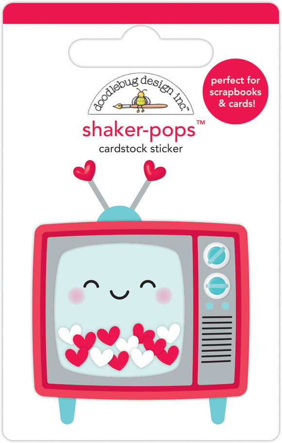 *SALE* Doodlebug Design Lots of Love -Telly Time Shaker-Pop