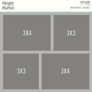 Simple Stories - Simple Pages Page Template- Design 11