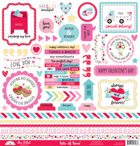 *SALE* Doodlebug Design Lots of Love -This & That Sticker