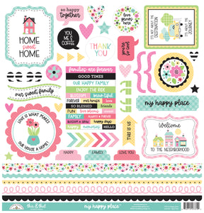 *SALE* - Doodlebug Design My Happy Place - This & That Sticker