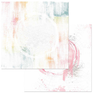 49 and Market - Spectrum Sherbet - Painted Foundations-Washed -12x12 Cardstock